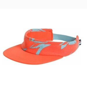 The North Face Orange and Blue Visor